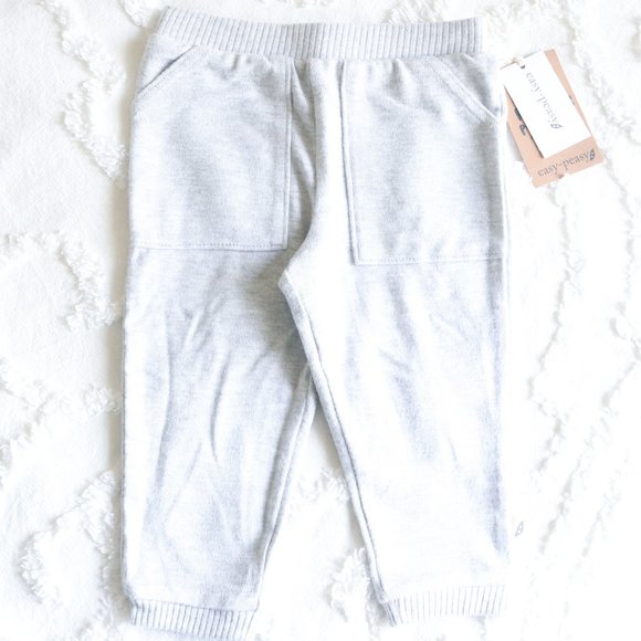 Baby Neutral Basics Solid Color Shorts Joggers & Zip Up Hoodie Jacket 3pc Bundle - Picture 2 of 15